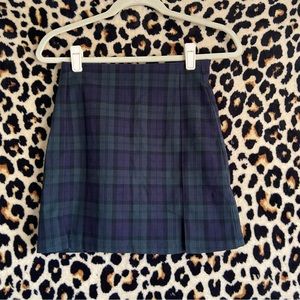Brandy Melville Plaid Mini Skirt